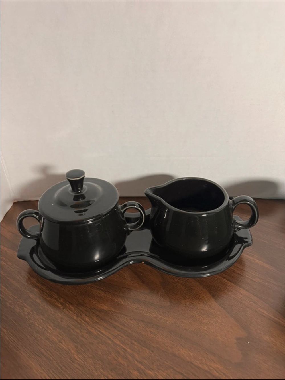 Fiesta set -Sugar and Creamer Set with Tray - Home Kitchen